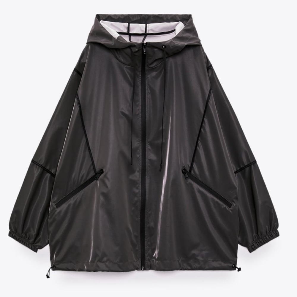 rubberized raincoat